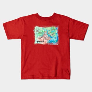 Boston, Massachusetts Kids T-Shirt